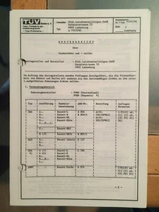 Opinión TÜV Ford Escort III / Cabrio / Escort Turbo Alurad Rial 7x15 1986 - Imagen 1 de 1