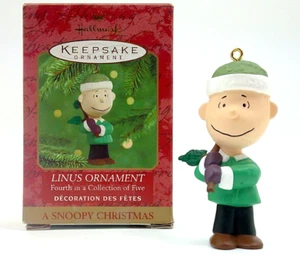 Linus A Snoopy Christmas Hallmark Keepsake Ornament 2000 - Imagen 1 de 2