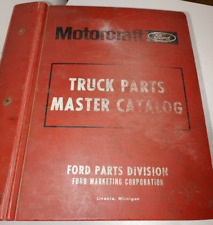 Vintage FORD MOTOR COMPANY MASTER PARTS CATALOG For Trucks January 1975