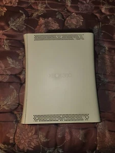 WHITE Xbox 360 FOR PARTS (RED CIRCLE) w HDD And Power Cable - Picture 1 of 4
