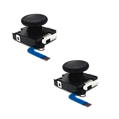 for Nintendo Switch | Lite | OLED - 2x Black Analog Thumb Stick Joystick | FPC - Image 1 of 4