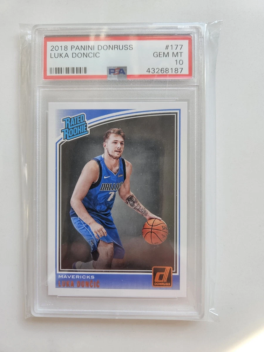 Luka Dončić 10 Graded Basketball Trading Cards & Accessories for
