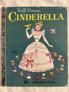 Vintage A Little Golden Book Disney’s Cinderella D114 .59 1978 #3860 - Picture 1 of 5