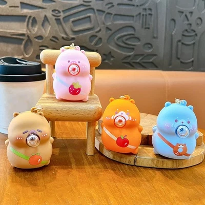 Eye Catching Colorful Keychain Fun Cartoon Bubble Design for Bags and Keys - Image 1 of 4