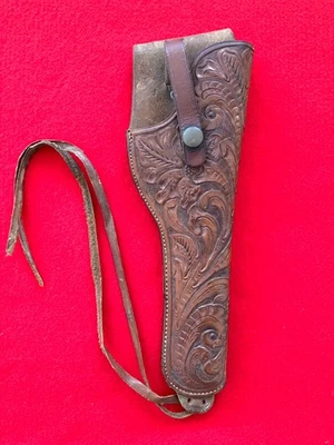 Funda de cuero talladora floral vintage Foto 1 de 4