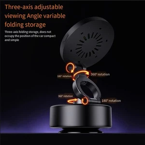 Support Téléphone Magnétique Voiture avec Charge Sans Fil et Angle de Vision - Photo 1 sur 14