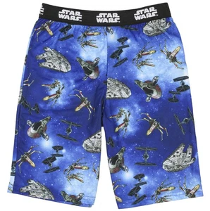 Star Wars Boys' Youth Starfighter Spaceships Pajama Sleep Shorts (SM, 4/5) - Picture 1 of 4