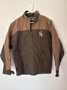 Men’s Wyoming Cowboys canvas coat dri-duck size small - Picture 1 of 7