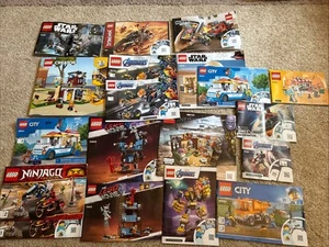 Large Lot Of Lego Instruction Manuals Star Wars Marvel Avengers Ninjago & More - Picture 1 of 9