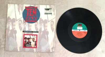 TEN CITY - SUPERFICIAL PEOPLE  12" VINYL, ATLANTIC, A7780T (1990) VG/VG - Image 1 of 4