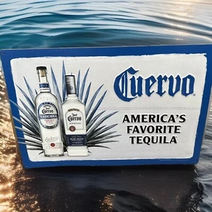 Letrero de pared de lata José Cuervo tequila 30 por 20 pulgadas - Imagen 1 de 4