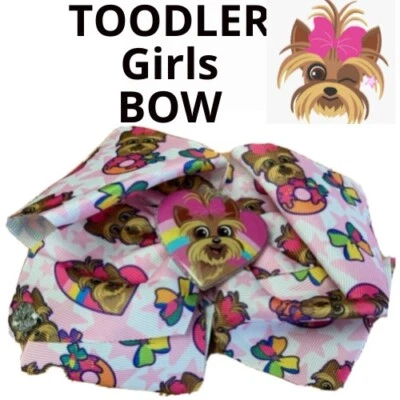 JOJOJO SIWA Rosa Pelo Arco Perro y Arco Iris Plástico Perro Dije Foto 1 de 4