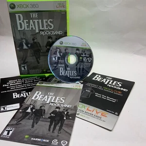 The Beatles: Rock Band Microsoft Xbox 360 EN VIVO Completo con manual y PAPELEO - Imagen 1 de 15