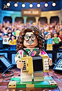 Weird Al Yankovic "The Minifigure" Original Pop Art Print - 13 x 19 Poster - Picture 1 of 1