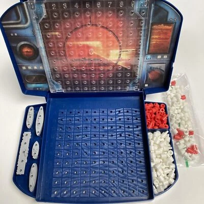 1996 Travel Battleship Game Milton Bradley Classic Strategy 9.25x 7 inch No Box - Image 1 of 4