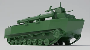 Lancha de desembarco anfibia tipo 4 Ka-Tsu - Ejército japonés - Escala 28 mm - Bolt Acti - Imagen 1 de 4