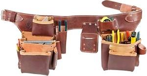 Conjunto de cinturón de herramientas Occidental Leather 5191M Pro Carpenter's 5 Bag tamaño mediano - Imagen 1 de 4
