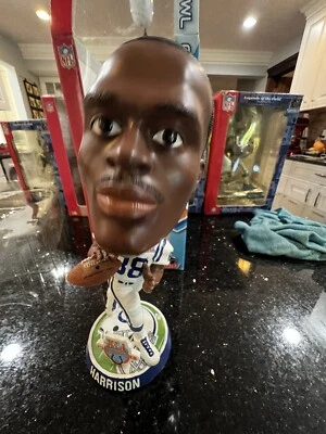 Indianapolis Colts Campeones del Super Bowl Marvin Harrison Raro Bighead Bobblehead Foto 1 de 4