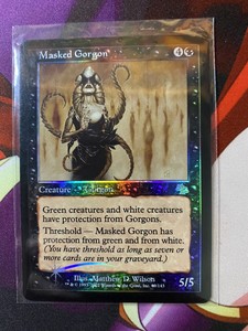 Masked Gorgon 2002 Judgment FOIL Black Rare Creature MTG SP-NM Actual Pics AZ1