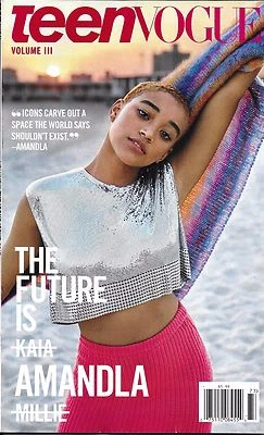 Teen Vogue Magazine Amandla Stenberg Icons Millie Bobby Brown Kaia Gerber 2017 - Image 1 of 4