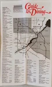 Toledo Ohio, April 1986 Guide to Dining, Greater Toledo Office of Tourism - Bild 1 von 2