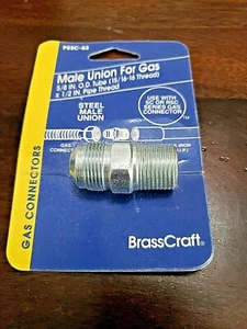 Brass Craft PSSC-63 Male Union For Gas Connectors NEW A3 - Picture 1 of 7