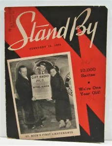 1936 Stand By Magazine St Nicks 1st Lieutenants WLS Radio Prairie Farmer Chicago - Imagen 1 de 2