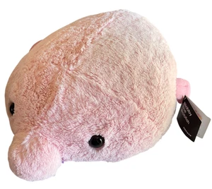 Large Blobby the Blobfish Plush UNCUTE Pink Soft Rare w/Tags Kawaii Weird - Picture 1 of 11