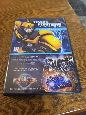 Transformers Prime 2 Episode DVD / Includes Sneak Peak Universal The Ride 3D Foto 1 de 3