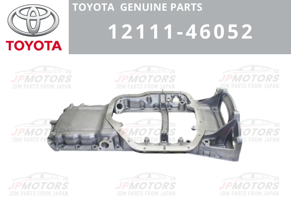 Placa superior de aceite para cárter trasero Toyota genuino JZA80 SUPRA MK4 2JZ-GTE 12111-46052 Foto 1 de 4
