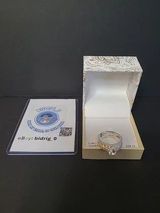 Charter Club Silver Tone Crystal Ring , 10 IN A GIFT ๐ - Picture 1 of 6