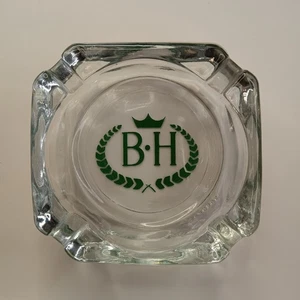 Vintage Bar Harbor Inn Maine Advertising 4" Glass Ashtray Hotel Tourism - Picture 1 of 2