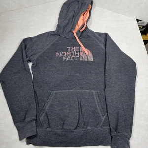 The North Face Womens Small Gray Peach Pocket Lightweight Hoodie Preowned - Picture 1 of 14