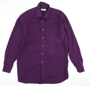 Christian Dior Men's Purple Dress Shirt Size 17.5 - Picture 1 of 12