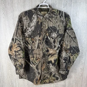 Browning Shirt Mens XL Mossy Oak Breakup TrekWear Vented Camo Long Sleeve Fishin - Picture 1 of 8