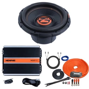 Memphis MJP1222 12" Dual 2 Ohm MOJO Pro Subwoofer with a MJP750.1 750W Monob... - Picture 1 of 9