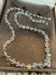 "Collar aurora boreal cadena única 24"" vintage" - Imagen 1 de 5