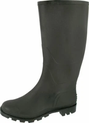 TRIUSO Workwear Stivali di Gomma Tgl 36 - 48 Nero da Lavoro Pioggia