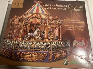 3D Puzzle. The Enchanted Carousel Musical Wrebbit OpenBox. 5Lb 4Oz 14"X16"X2.5". - Picture 1 of 6