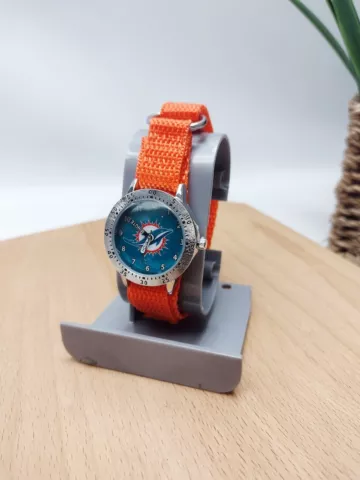 Miami Dolphins NFL Youth Watch - Kid's Watch - Boy's Watch -Tailgater Cover