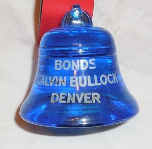 Mountain States Telephone Denver Bell Paperweight Peacock Blue - Picture 1 of 8