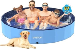 BRAND NEW Sealed XXXL Brand Name Blue 87" x 16" Dog Pool for Pets & Kids - Picture 1 of 5