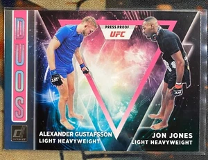 2022 Panini Donruss UFC Duos Jon Jones & Alexander Gustafsson #9 PressProof Pink - Picture 1 of 2