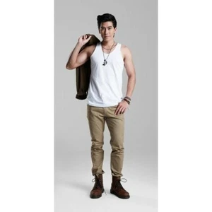 Underwears Vest For Men Tank Top White Sulfur Free 100% Cotton by Double Goose - Picture 1 of 11