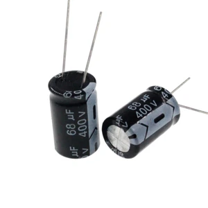 2pcs 68uF 400V 68MFD 16*25mm Aluminum Electrolytic Capacitor - Picture 1 of 3