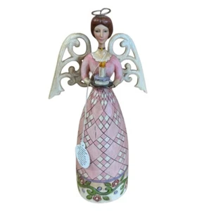 Jim Shore NOS Guardian Angel Happy Birthday 2009 Winged Figurine Heartwood Creek - Picture 1 of 9