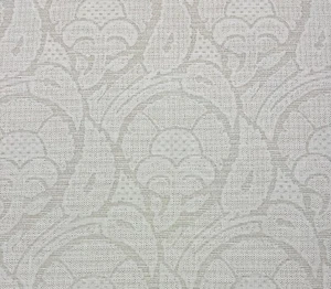 BALLARD DESIGNS BRIA BISQUE FLORAL DAMASK NEEDLEPOINT WOVEN FABRIC BY YARD 55"W - Picture 1 of 6
