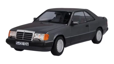 300 CE-24 Coupè C 124 1988-1992 Modello Auto Or Mercedes Di NOREV 1:18 Grigio - Immagine 1 di 4
