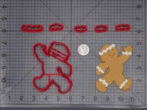 Natale - Zenzero Man 266-H766 Set taglierina biscotti - Foto 1 di 2