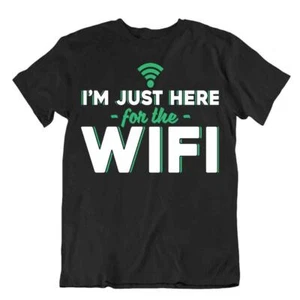 Wifi Humor Tshirt Programmer Language T-Shirt Networking Textile Tee - Bild 1 von 8